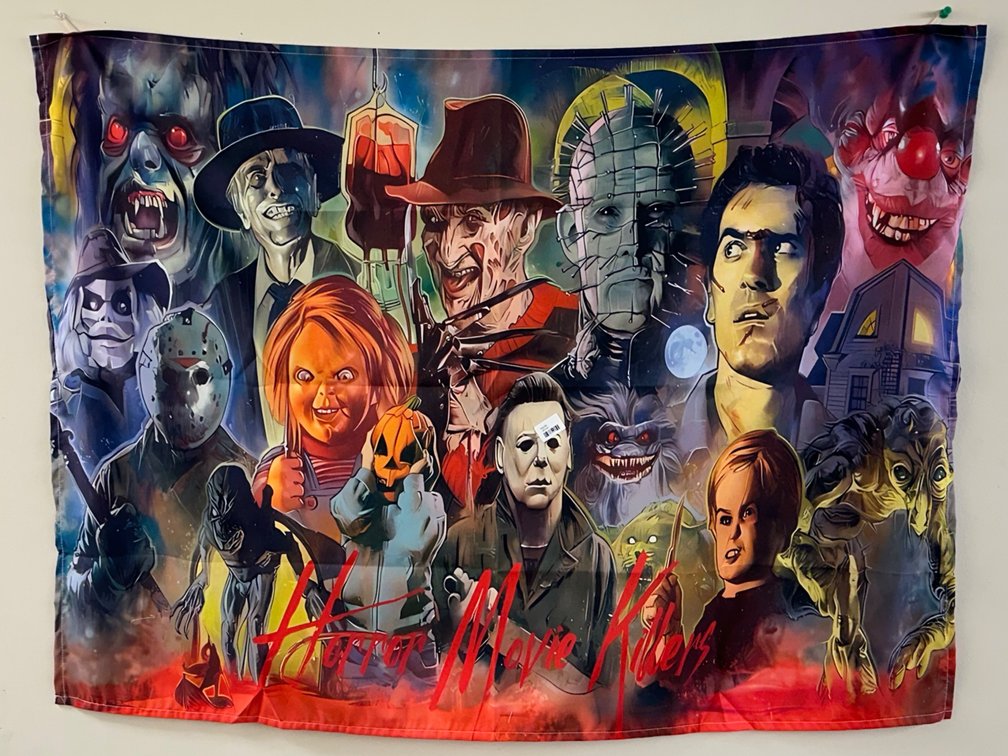 Dirty D's Monsters everywhere Wall Tapestry