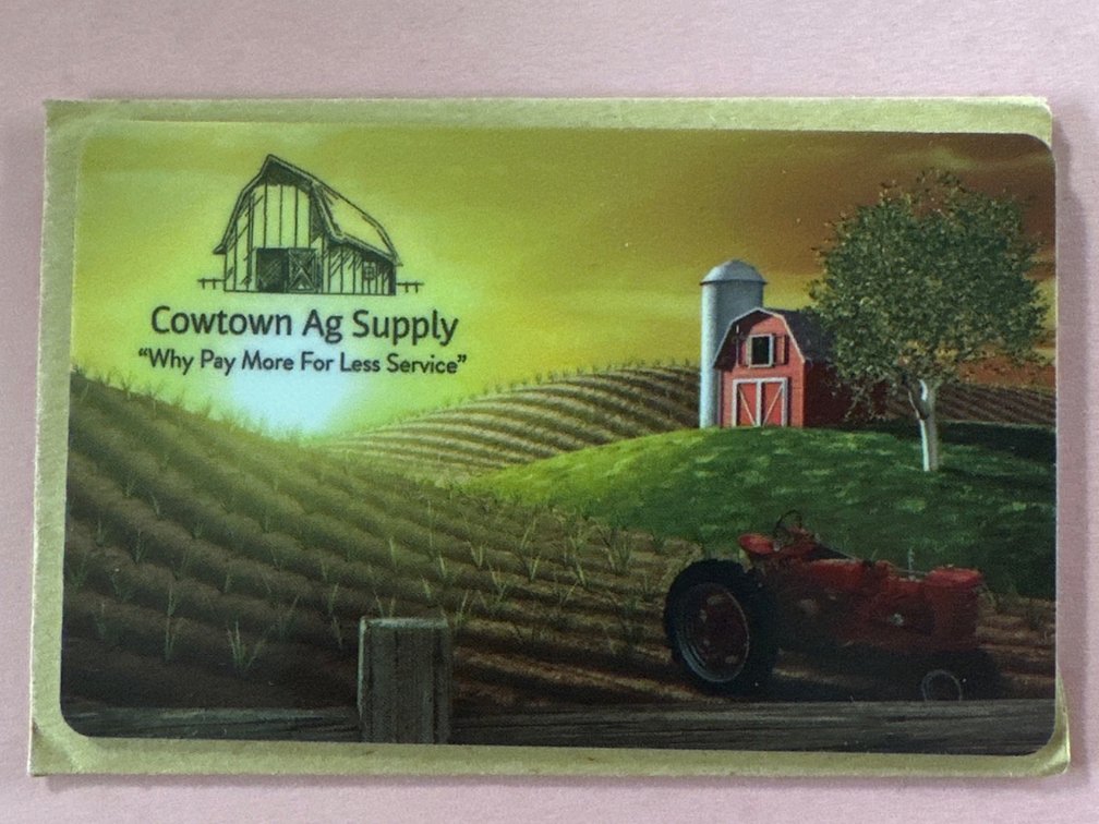 Cowtown Ag Supply $150 Dollar Gift Card