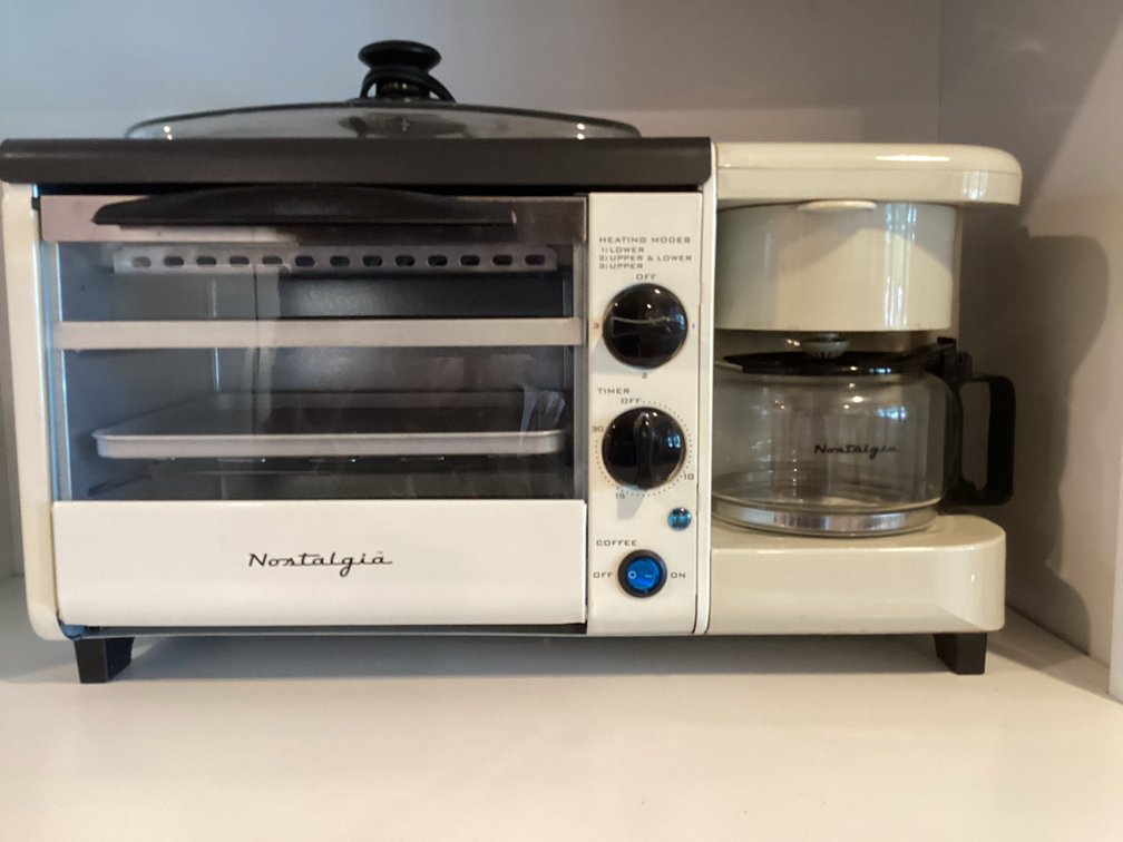Nostalgia Coffee Pot/ Toaster Oven