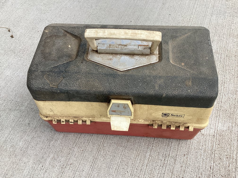 Sears 34431 Tackle Box W/Tackle