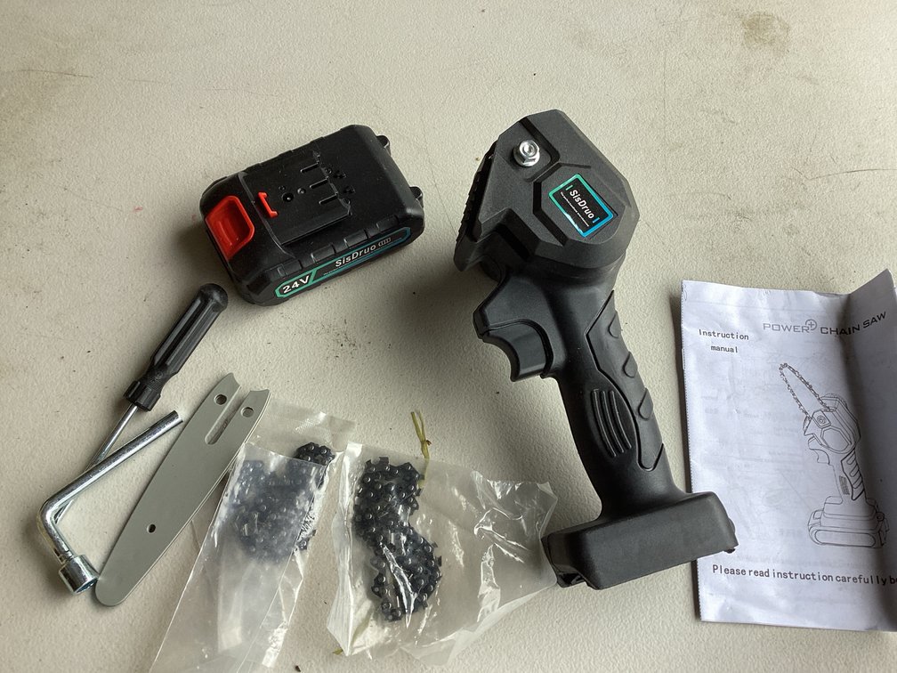 SisDruo 24v Mini Chainsaw