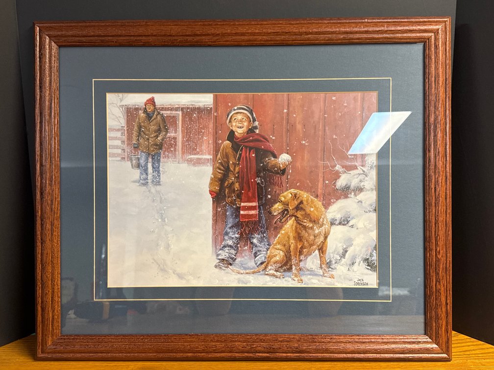Boy and His Dog Picture