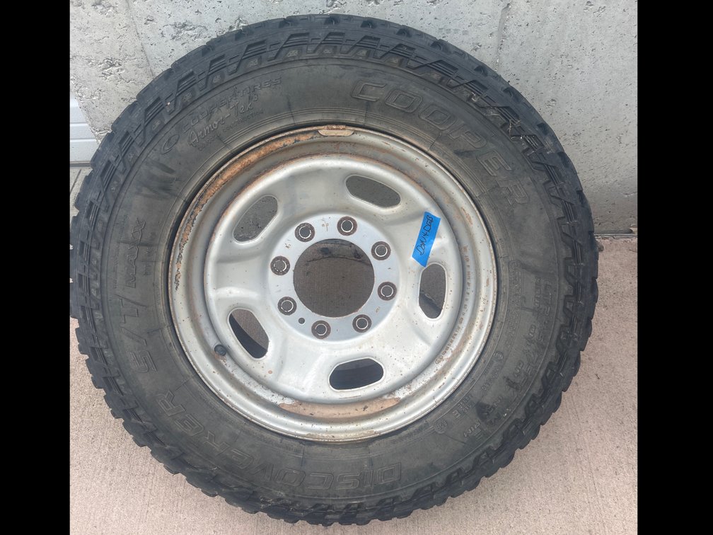 17” Ford 8 Hole Wheel cooper 245/R17