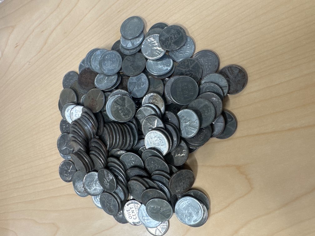 200 Steel Pennies