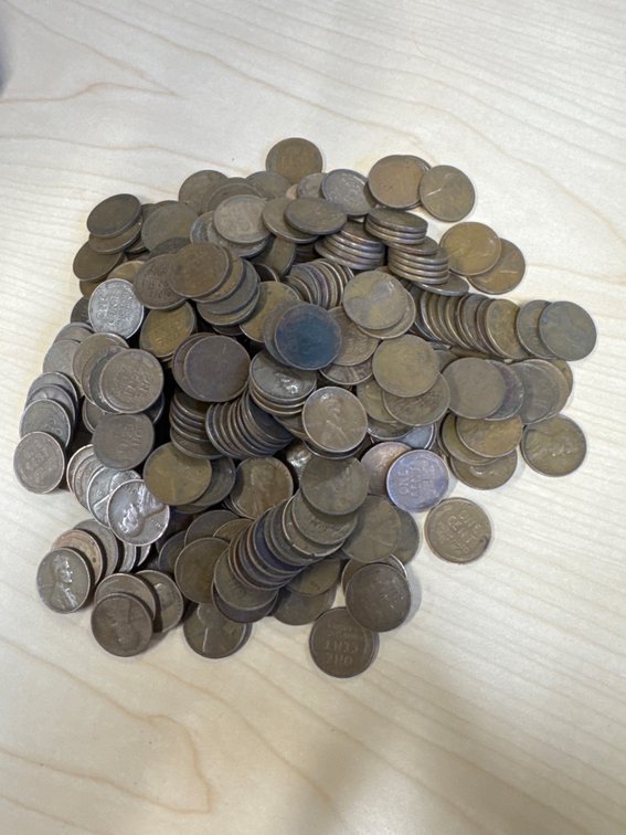 300 Pennies 1909-1940