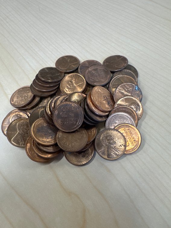 Uncirculated Wheat Pennies -50