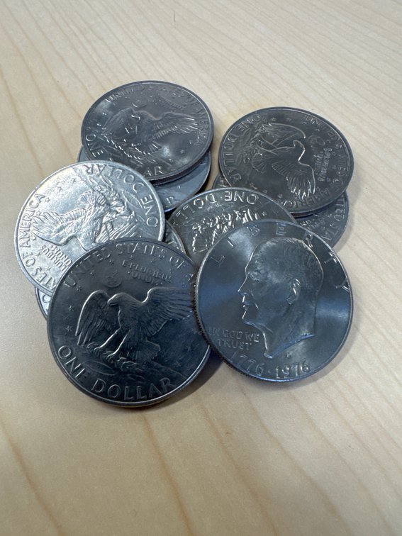 Eisenhower $1 Coins - 10