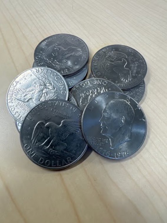 Eisenhower $1 Coins - 10
