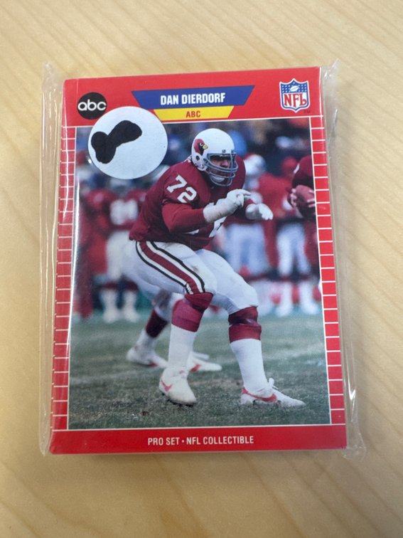 Unopened NFL Pro Set Cards 1989