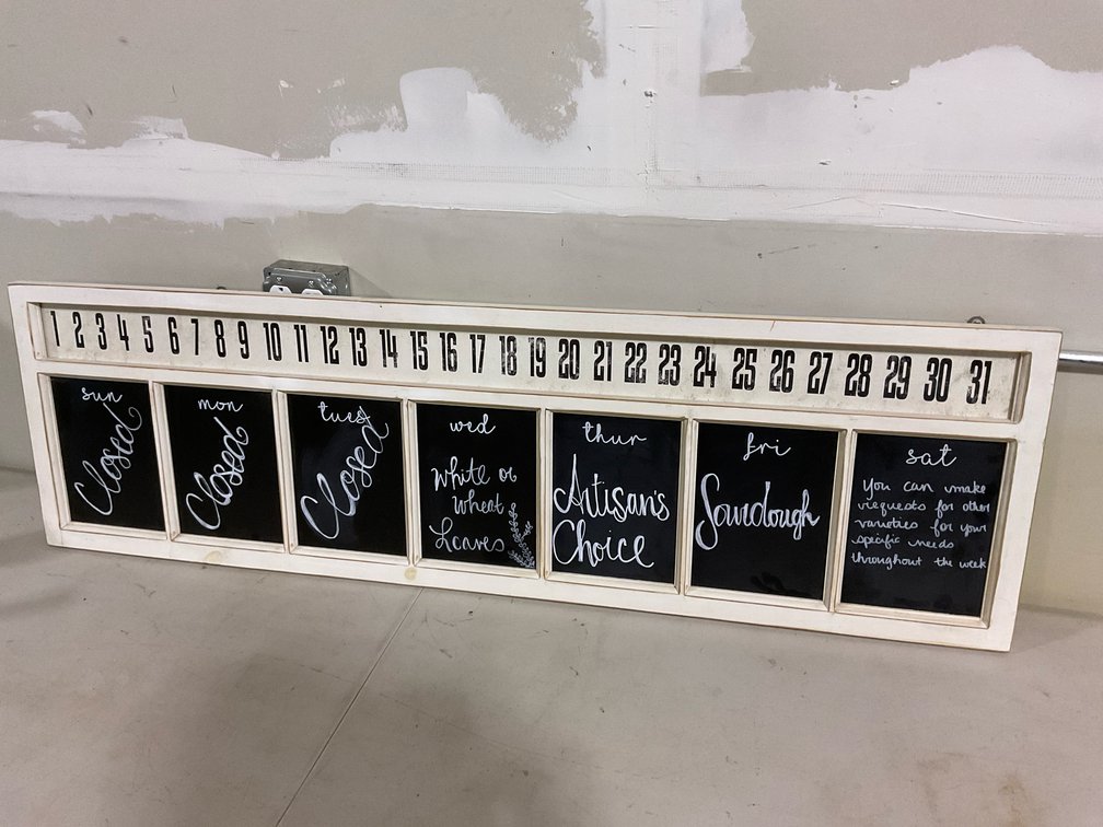 7-Day Chalk Board Menu