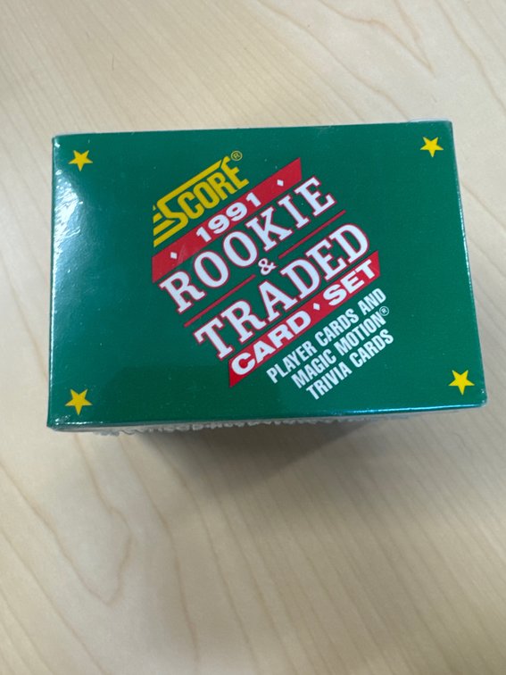 Unopened Score 1991 Rookie & Traded Card Set
