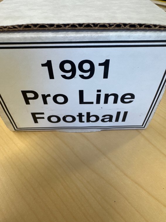 1991 Pro Line Football Card Set Complete