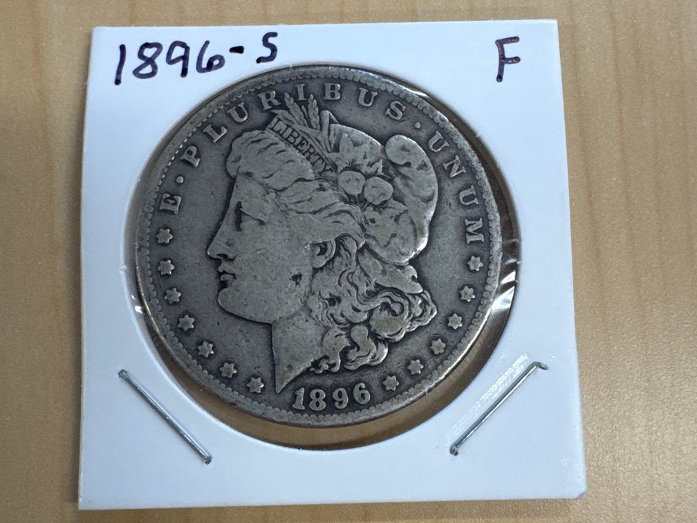 1896 S Morgan Silver Dollar