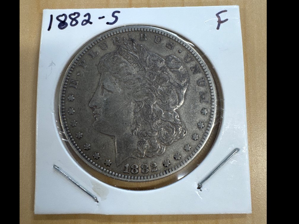 1882 S Morgan Silver Dollar