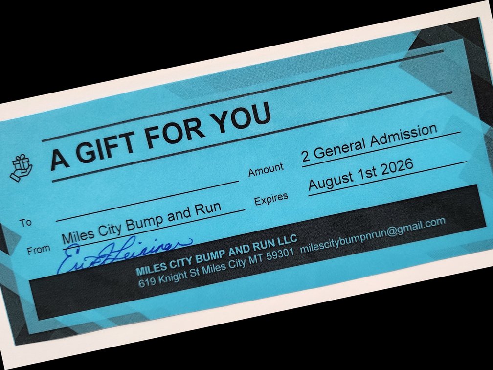 Miles City Bump and Run Ticket