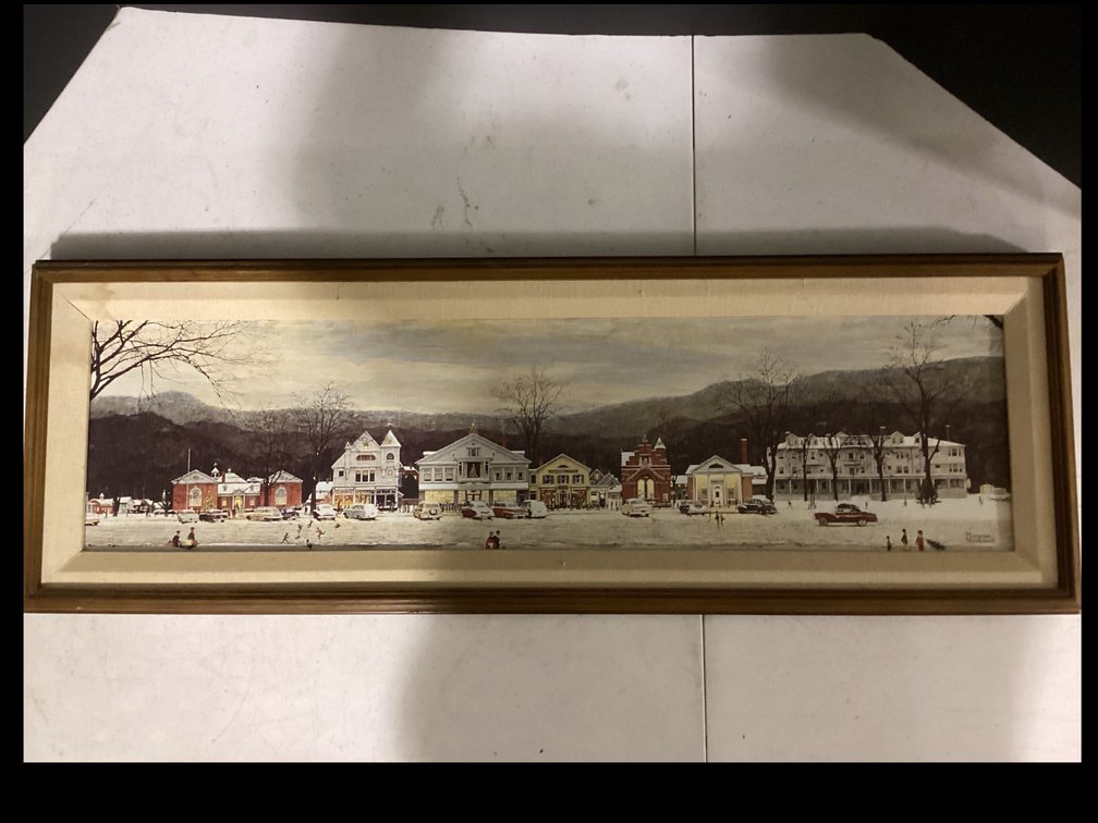 Stockbridge Main Street At Christmas Picture