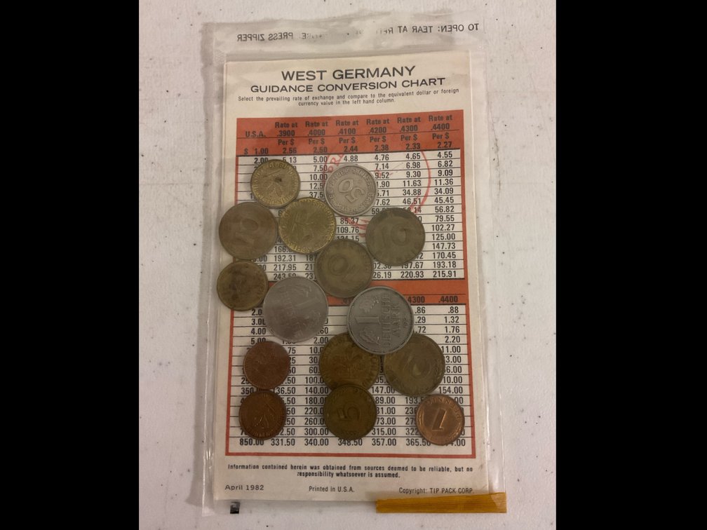 West Germany Currency Coins