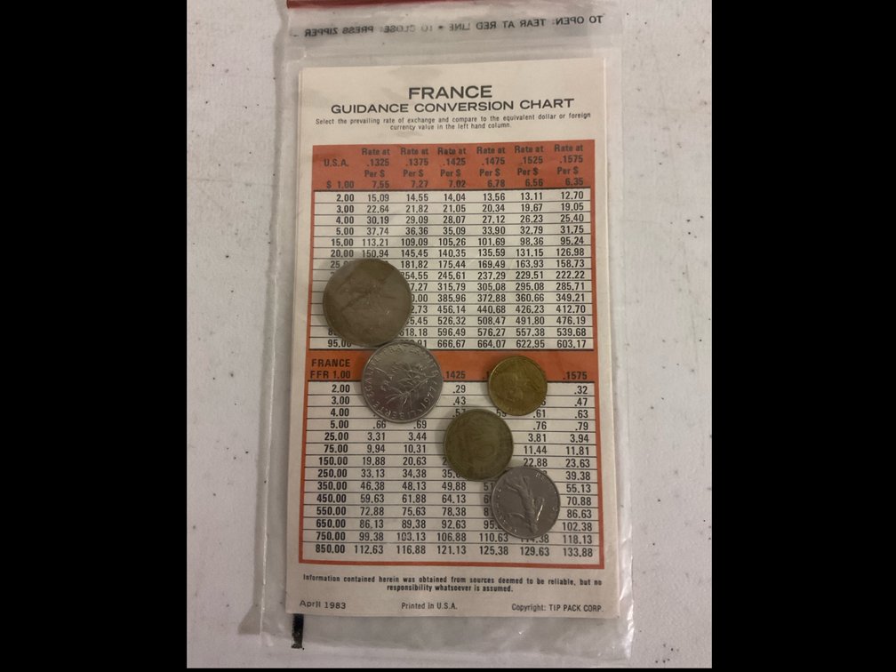 France Currency Coins