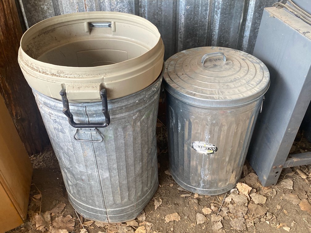 Trash Cans Lot of 3