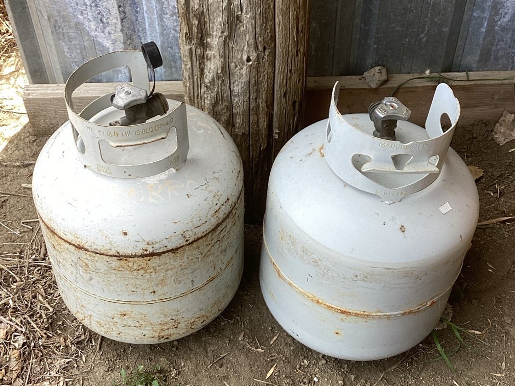 (2) 20# Propane Bottles