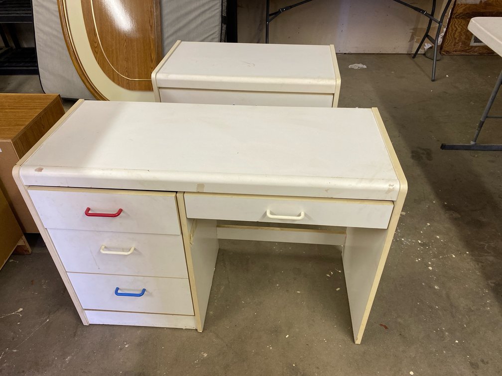 Childs Desk with Matching Dresser