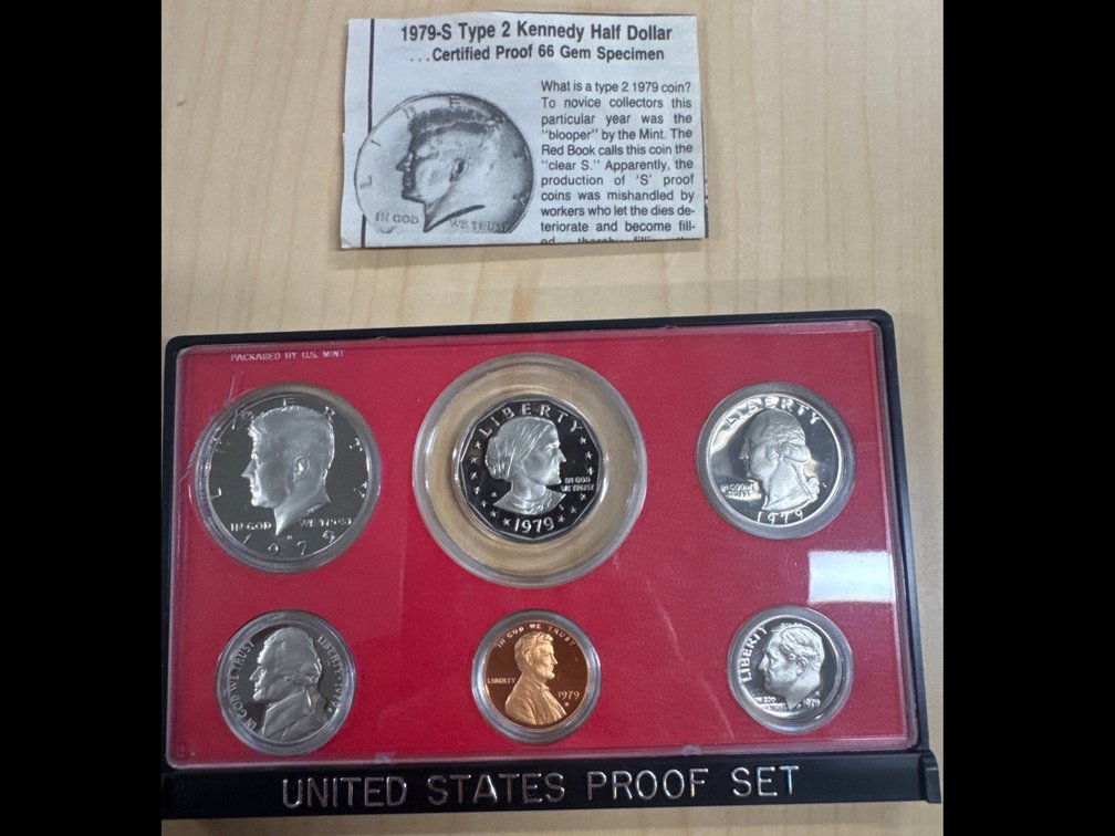 1979 S  Kennedy Half Dollar Proof Set