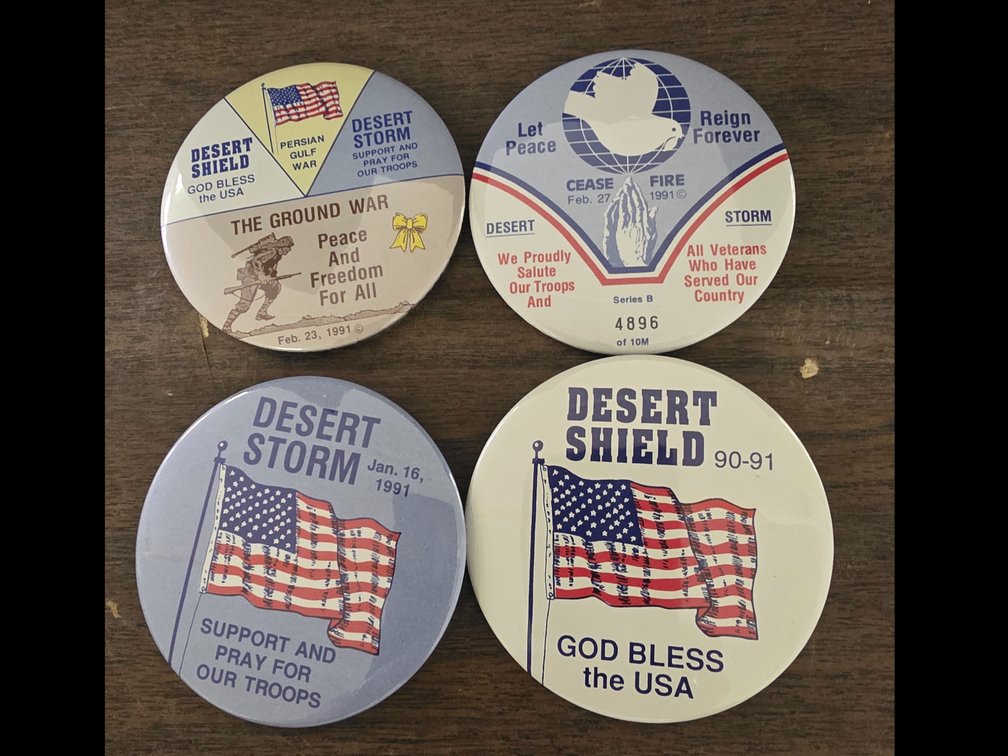 Desert Storm, Desert Sheild Pins