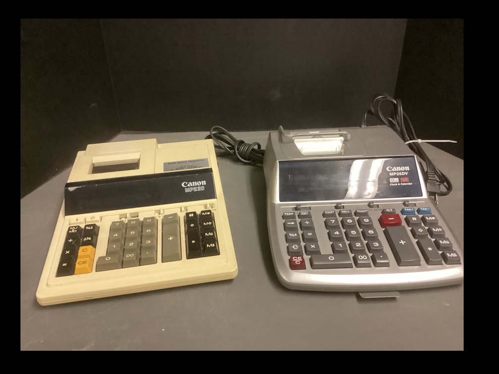 Adding Machines by Canon