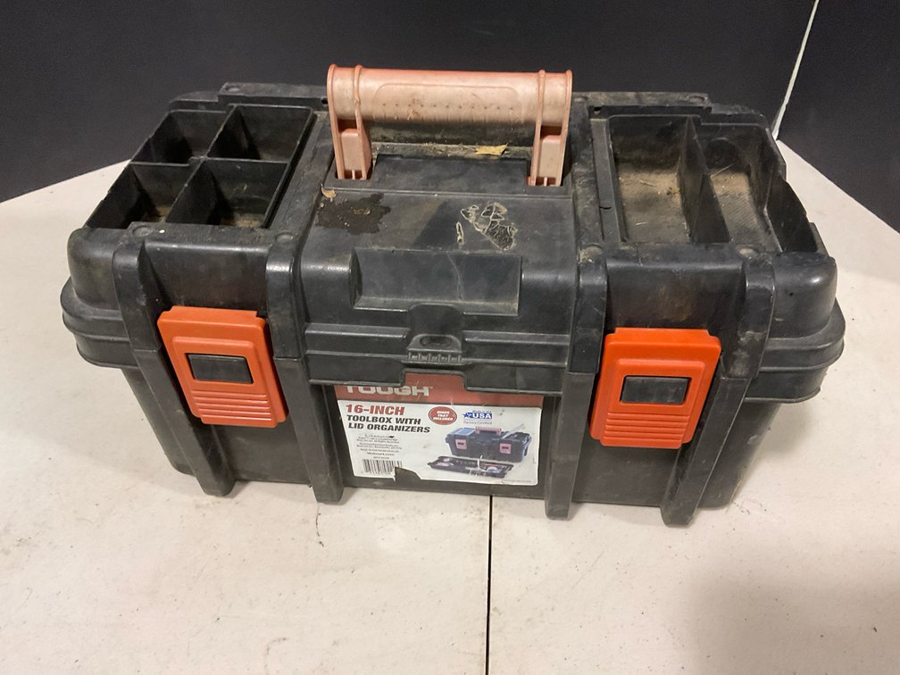 Hyper Tough 16” Toolbox W/ Tools