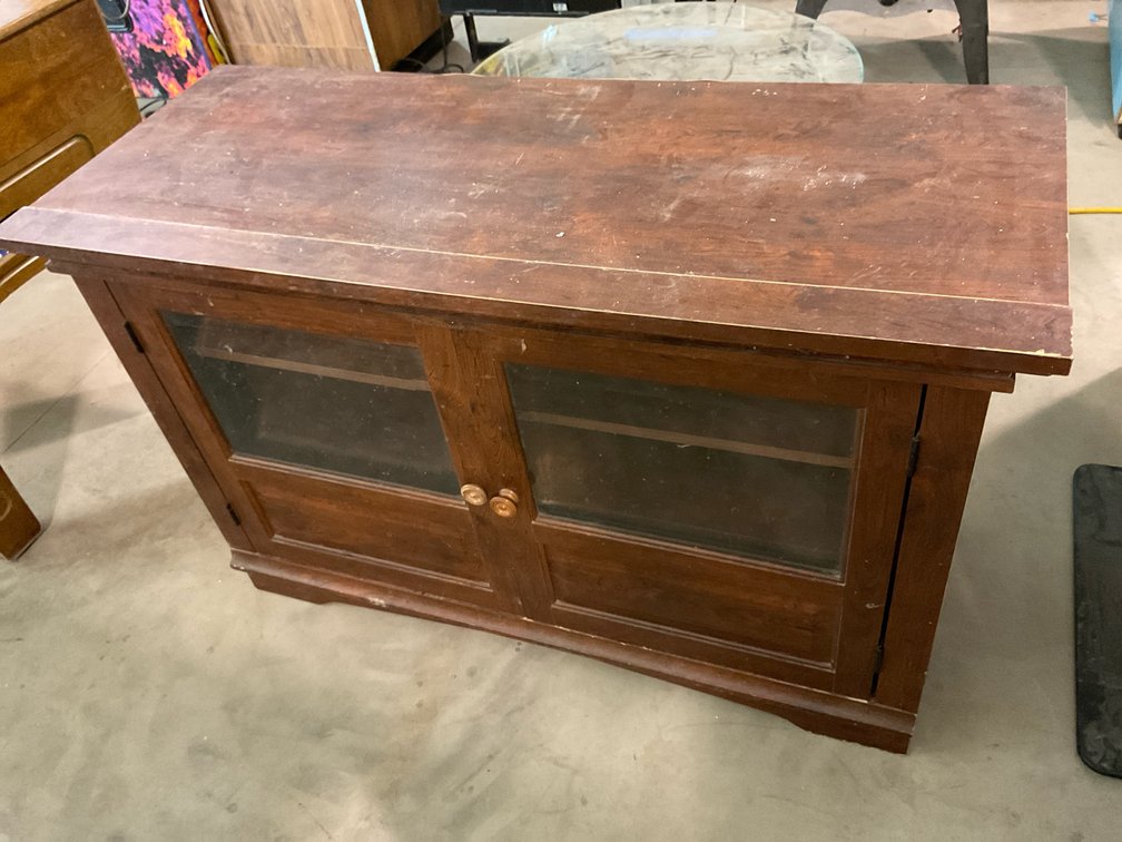 Wood 2 Door Cabinet