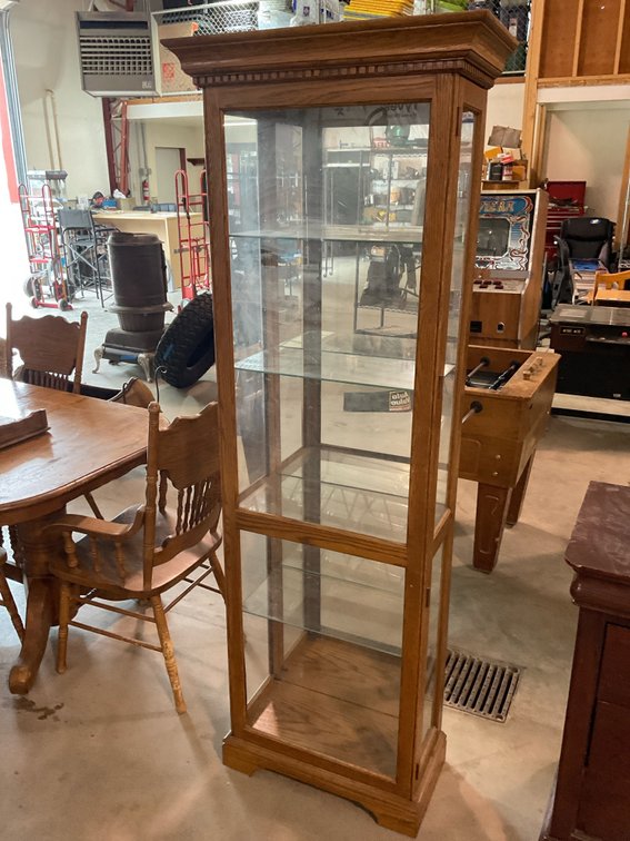 Philip Reinisch Lighted Curio 11x22x76”