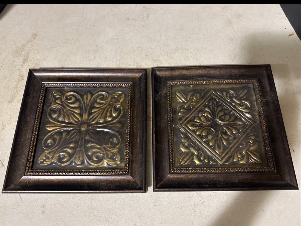 Gold or  Bronze Finish Tile Pictures