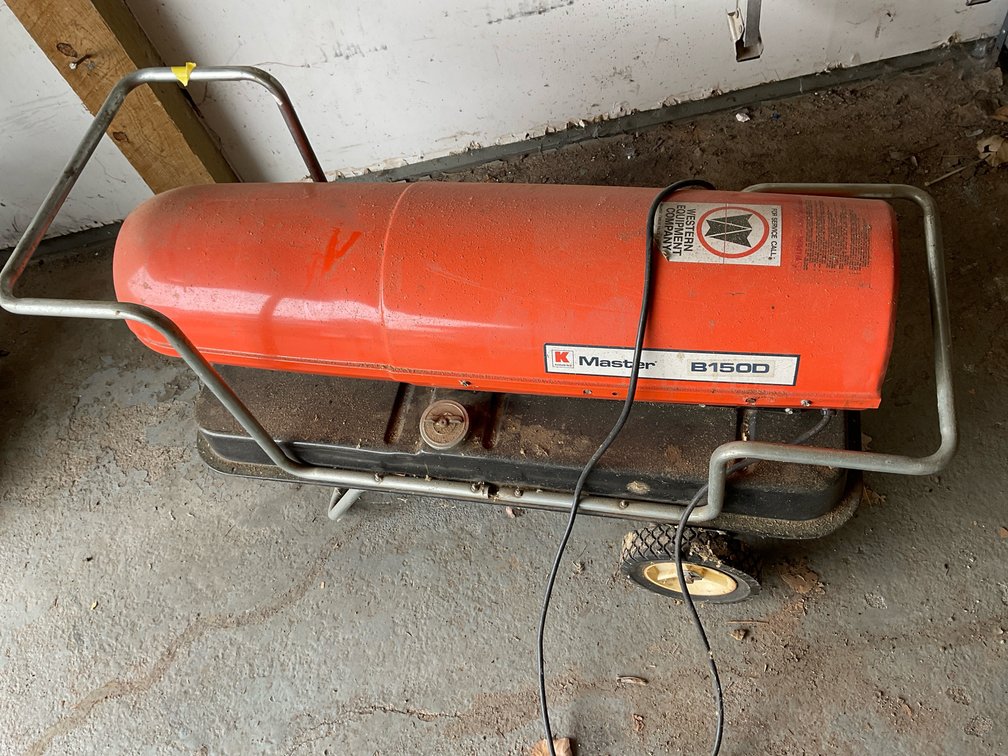 Koehring Master B150D 150,000btu Kerosene Space Heater