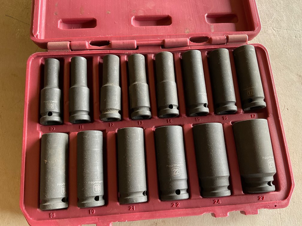 Northern Metric 1/2” Drive Impact Sockets