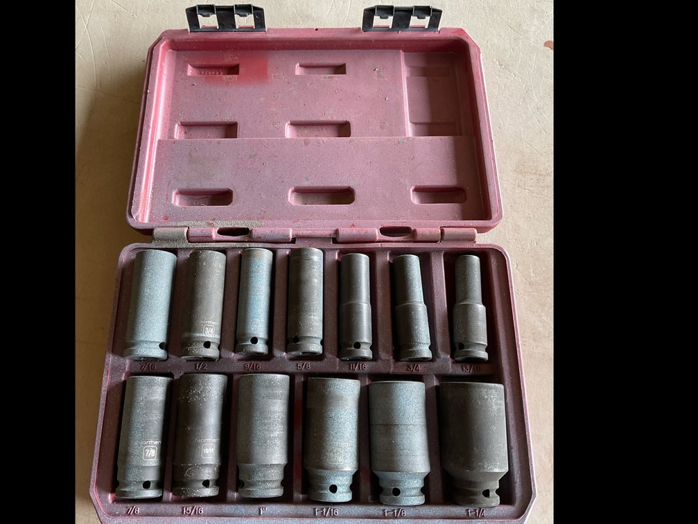Northern 1/2” Drive Sae Impact Socket Set