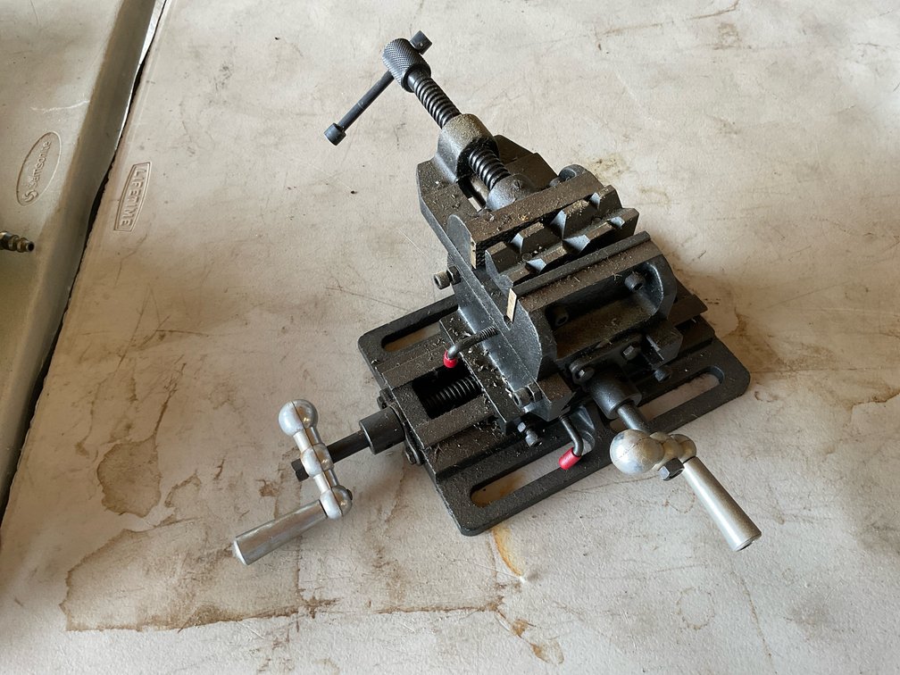 2 Way X-Y Cross Slide Drill Press Vise