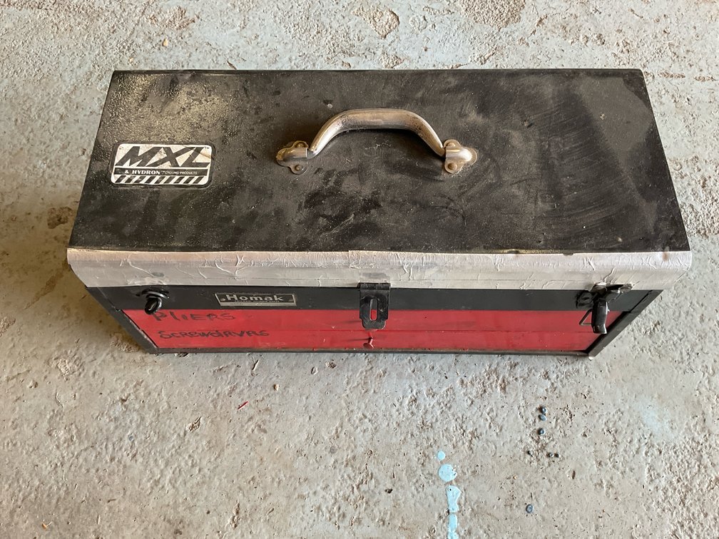 Homak Metal Toolbox W/ Tools