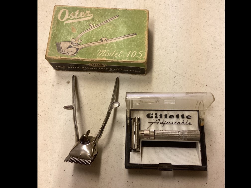 Oster Clippers & Gillette Razor