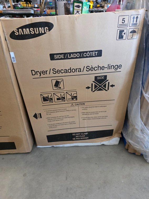Samsung 27" Gas Dryer- Front Loading