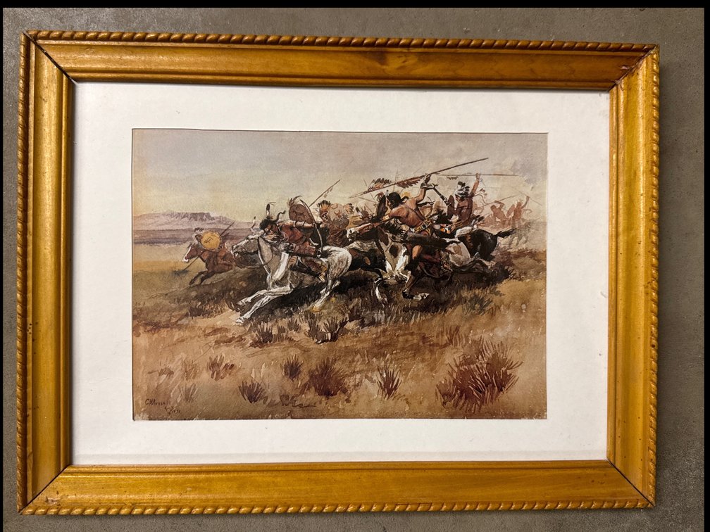CM Russell “The Custer Fight”