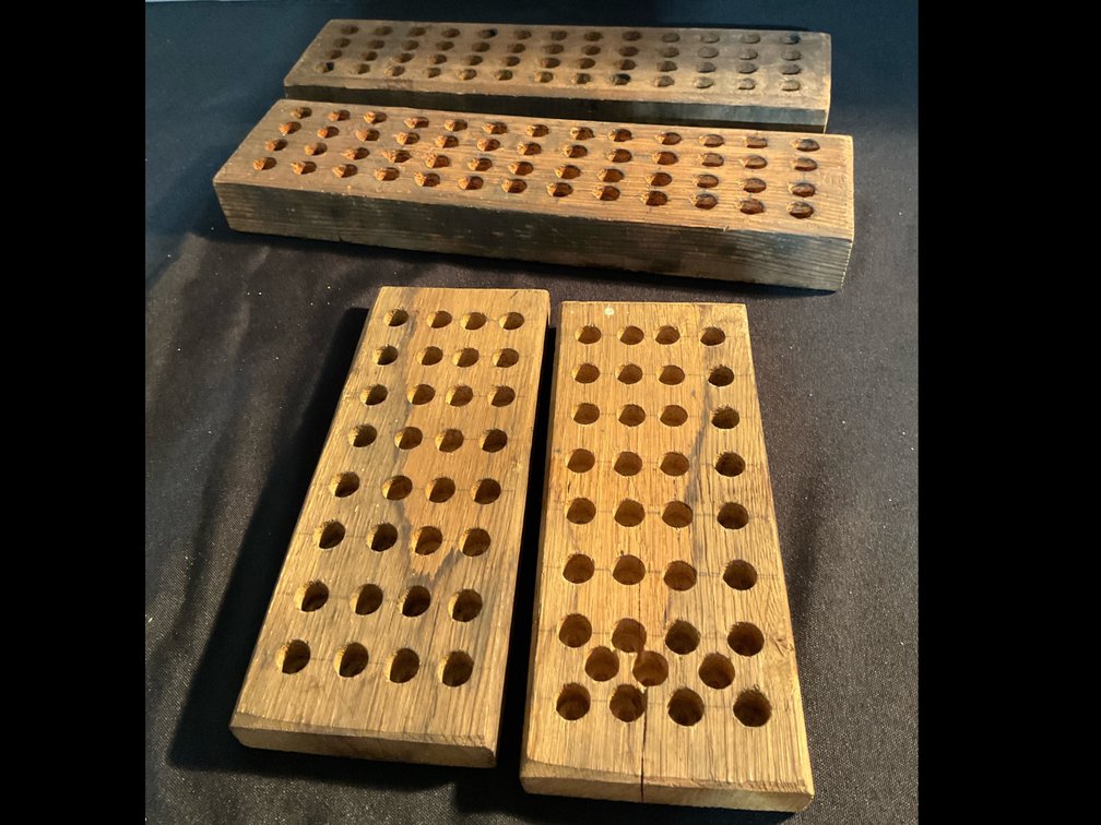 Wood Shell Holders (4)