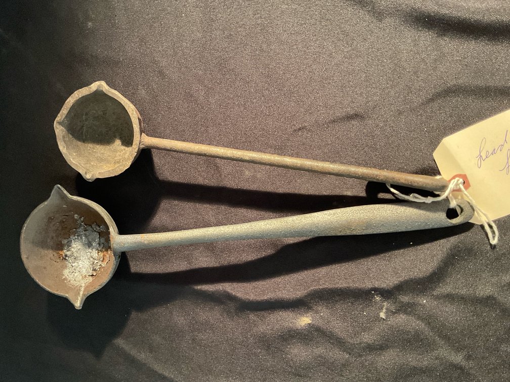 Cast Iron Lead Ladles (2)
