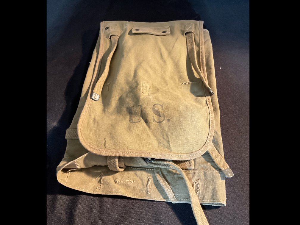 Langdon Tent & Awning Co. 1943 WWII Rucksack