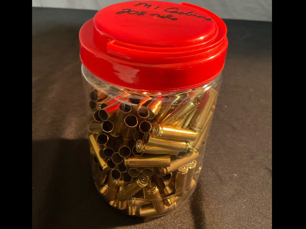 30 Cal. M1 Carbine Brass Casings (208)