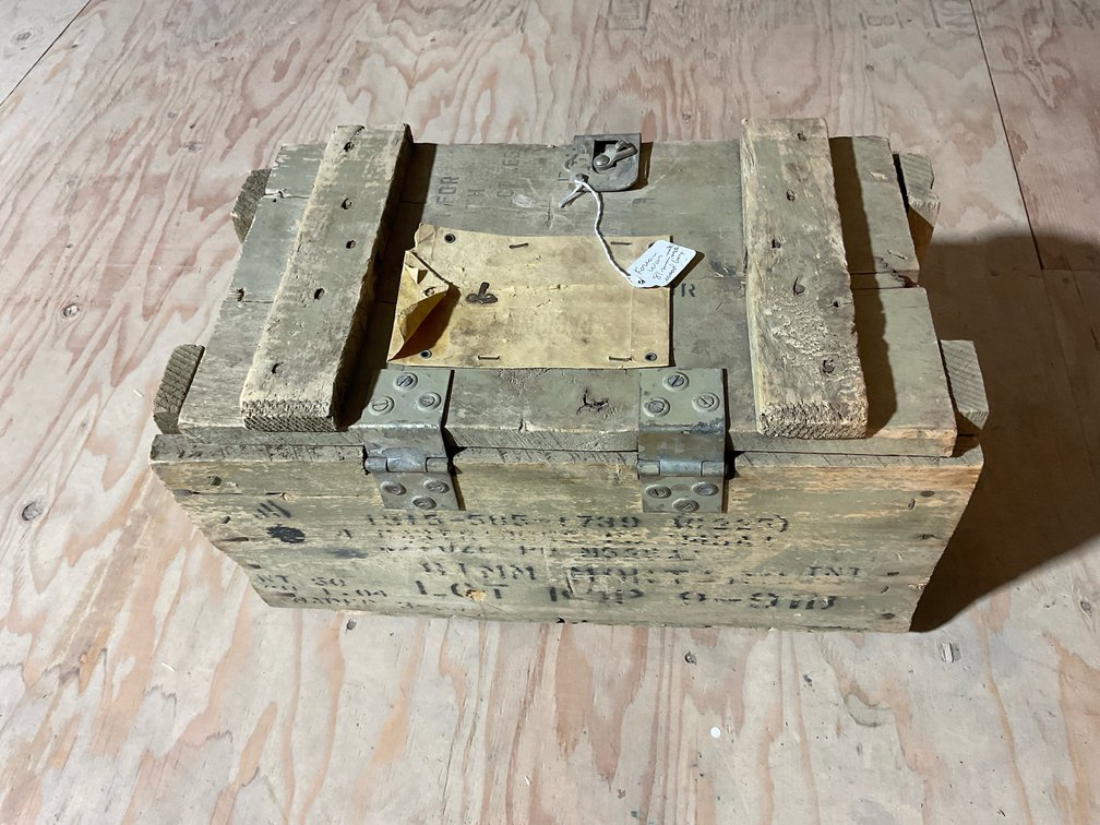 Korean War Era 81mm Mortar Box