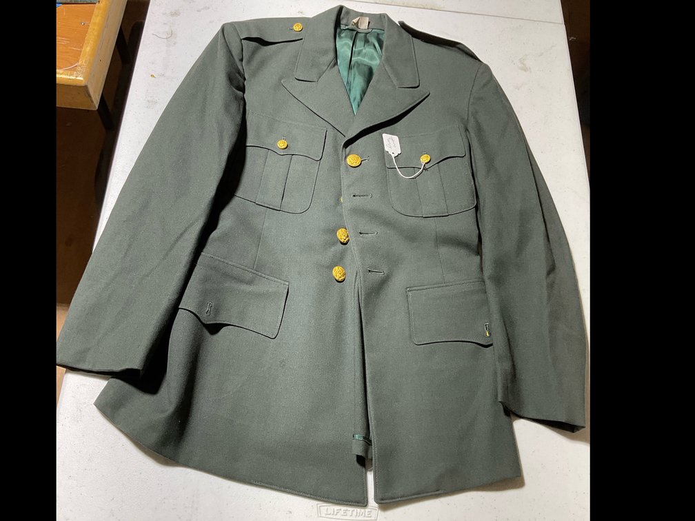 Korean War Dress Uniform Jacket Size 37S