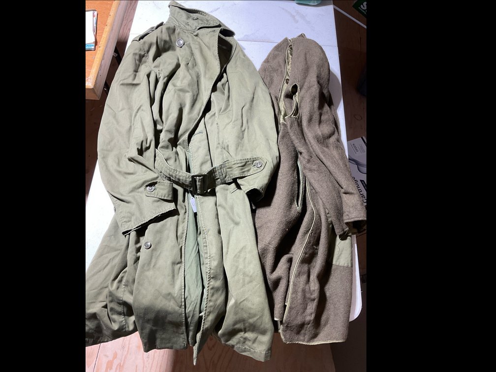 Korean War Overcoat W/ Wool Liner