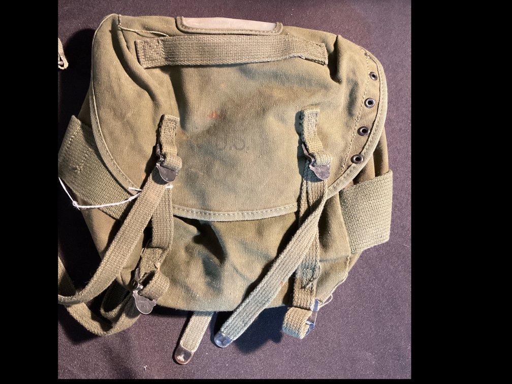 1967 Vietnam Era Waterproof Combat Field Bag