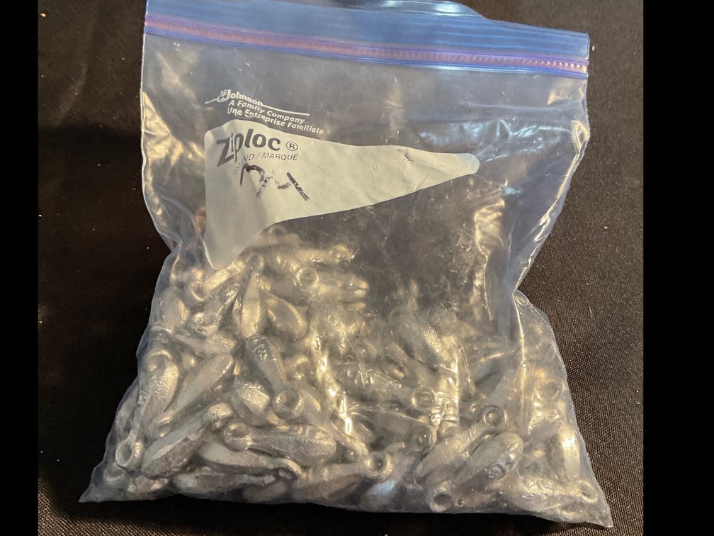 Bag Of 3/4oz Sinkers