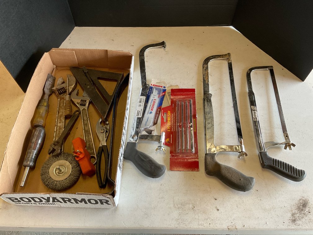 Hacksaws, Saw Blades & Assorted Tools